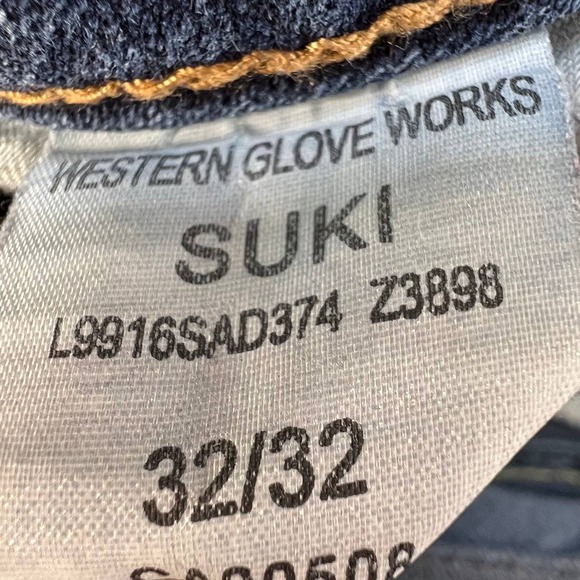 Silver Jean Co. Women's Suki Flare Jeans Size 32x32  Blue Embroidered Pockets - Picture 15 of 15